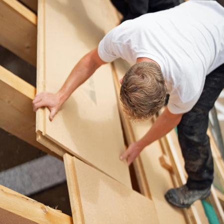 Placi izolatoare lana lemn rigide - Naturheld 140 Nut+Feder grosime 60 mm, Astereală si fațadă