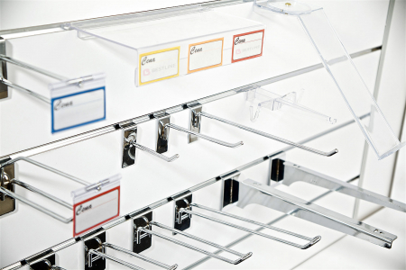 Panou Slatwall 100 x 90 (INTERAX 20 cm), Alb [3]