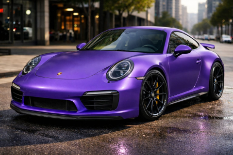 Mov - Chrome Matte Metal Grape Purple