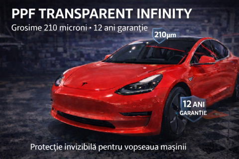 Folie PPF Transparenta - Folie PPF Transparenta Lucioasa Auto – Protectie Vopsea Premium