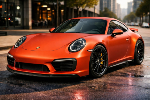 Portocaliu - Liquid Mat Metal Gem Orange