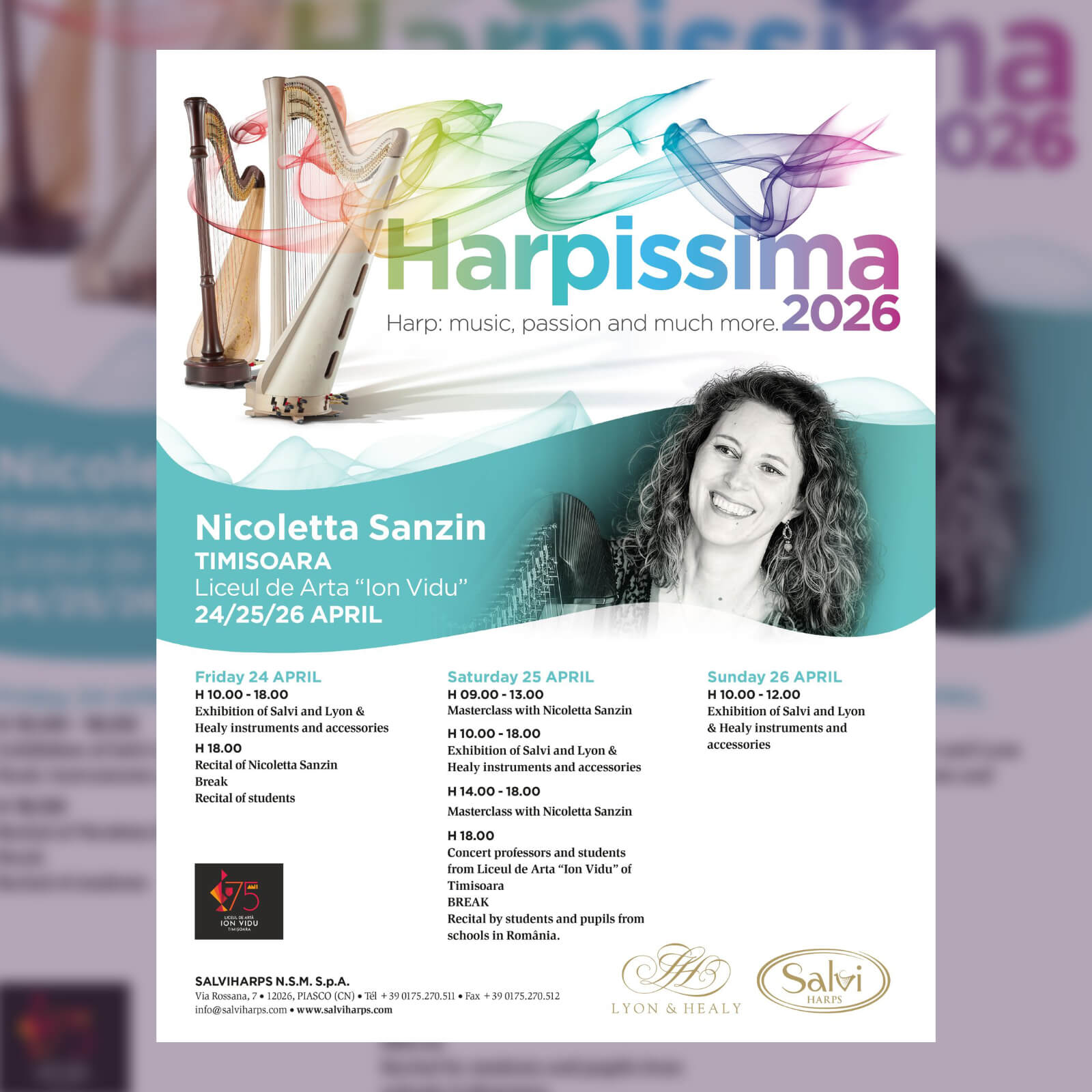 Harpissima Timișoara 2026 – inspirația perfectă pentru pasionații de harpă