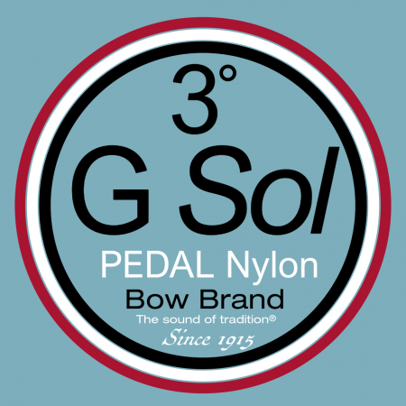 CORZI PENTRU HARPĂ - Bow Brand Coardă harpă cu pedale Nylon oct. 3 SOL nr. 20