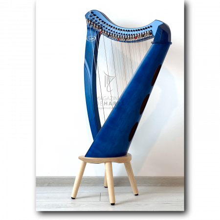 Harpe fără pedale - Harpă Salvi Juno 25 Albastră