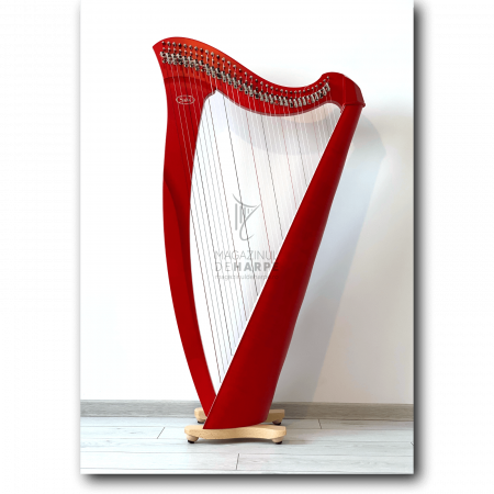 Harpe fără pedale - Harpă Salvi Mia Roșie