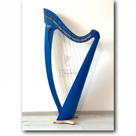 Harpe fără pedale - Harpă Salvi Titan albastră