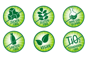 Gumă de mestecat Miradent cu xilitol pentru cabinet stomatologic - 200 plicuri măr și căpșună [3]