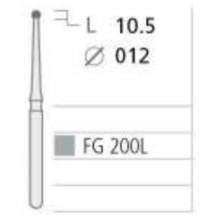 Intensiv Diamond Burs FG 200L/6 [1]