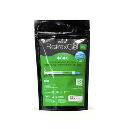Protetică - Gel hemostatic Pascal Retrax® AS Verde - ProPack, 12 buc.