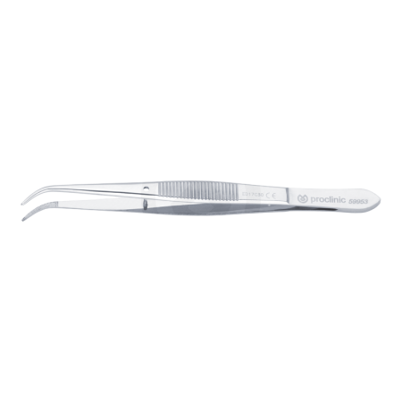 Prevenție & Terapie parodontală - Pensetă chirurgicală curbată Proclinic, 13 cm