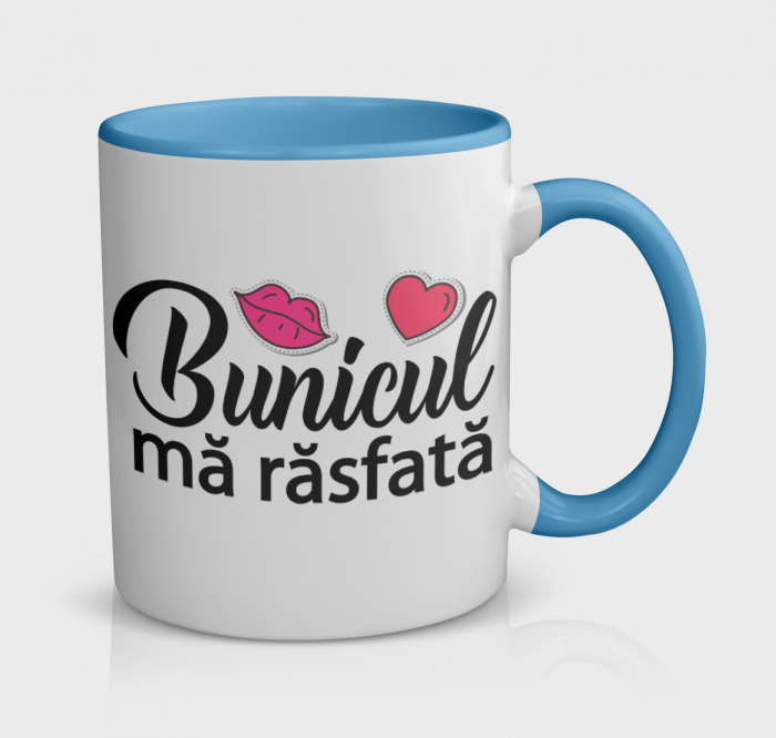 Cana personalizata cu ”Bunicul ma rasfata” [1]