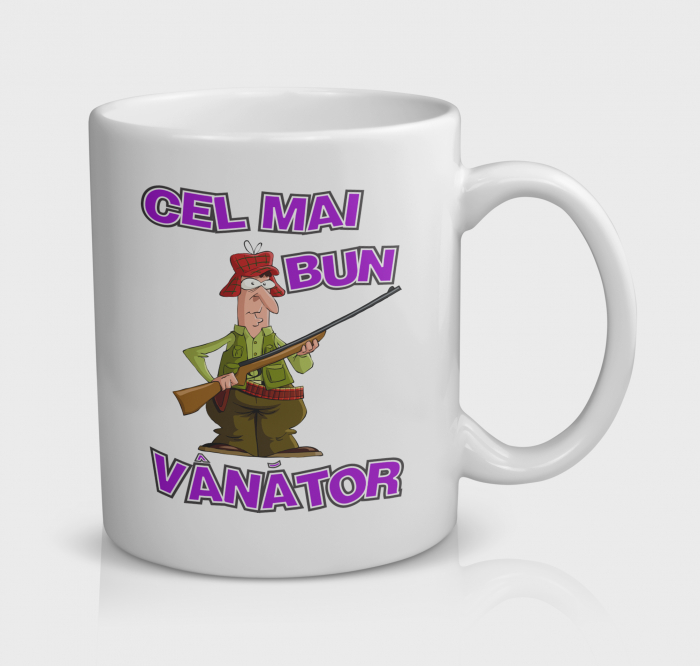 Cana personalizata cu ”Cel mai bun vanator” [1]