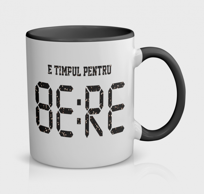 Cana personalizata cu ”E timpul pentru bere” [1]
