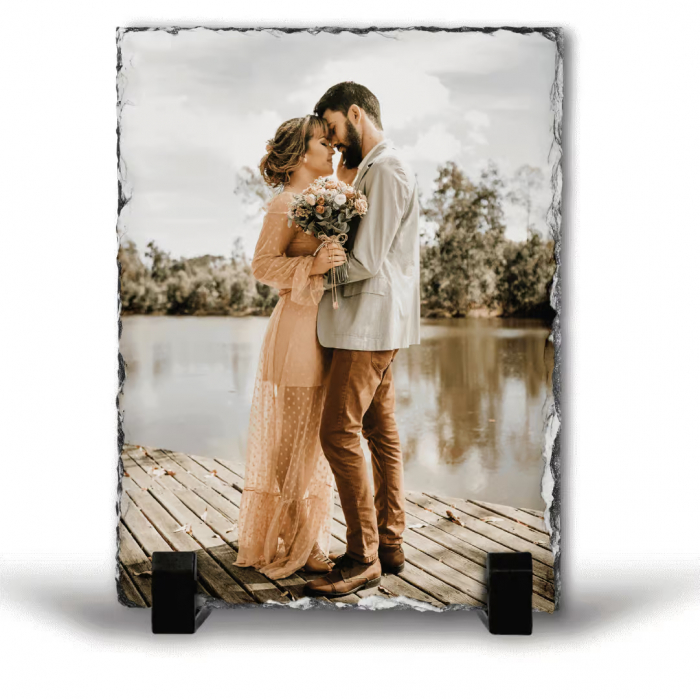 Placa ardezie personalizata (dreptunghi) – 20×15 cm [2]