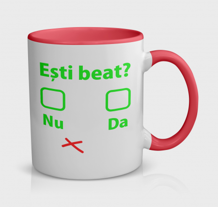 Căni Personalizate - Cana personalizata cu ”Chestionar - Esti beat DA/NU”