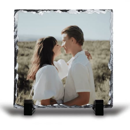 Ardezii Personalizate - Placa ardezie personalizata (patrat) – 20×20 cm