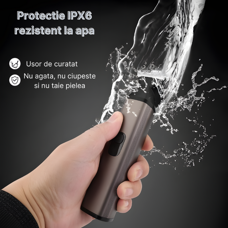 Aparat de tuns si ras profesional 5619 fara fir, Multifunctional 6 in 1, accesorii pentru toate zonele corpului, Putere pana la 7000 RPM, Afisaj LED, Acumulator 800 mAh, Autonomie 90 min, Incarcare US [3]