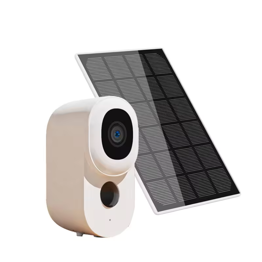 Camera de supraveghere cu panou solar MaGeCa®, Wi-Fi 2.4 Ghz, Baterie reincarcabila 10000 mAh, Detectarea miscarii, Vedere zi si noapte, Comunicare bidirectionala, Vedere de la distanta, Alerte Push, [1]