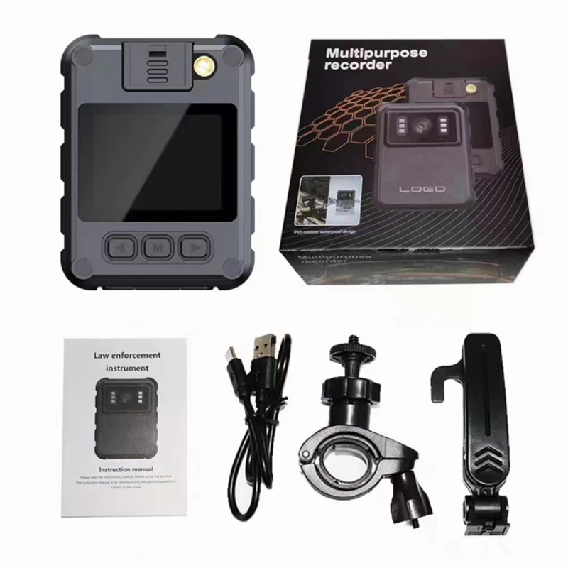 Camera video corporala MaGeCa®, Body camera Wireless, Rezolutie 2K, Display 2 inch, Nightvision IR, Detectare miscare, Impermeabil IP65, Baterie reincarcabila, Incarcare Type-C, Autonomoie 8h, Negru [8]