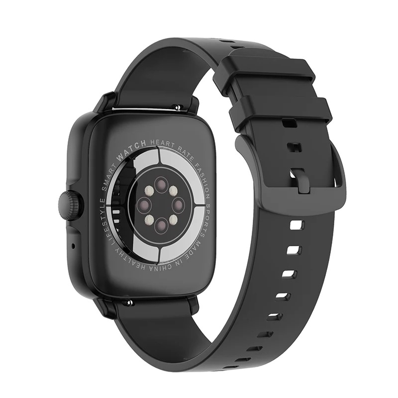 Ceas smartwatch MaGeCa® DT102, ecran IPS 1.9 inch, compatibil IOS/Android, Bluetooth 5.0, NFC, notificari, ritm cardiac, pentru femei si barbati, negru [2]