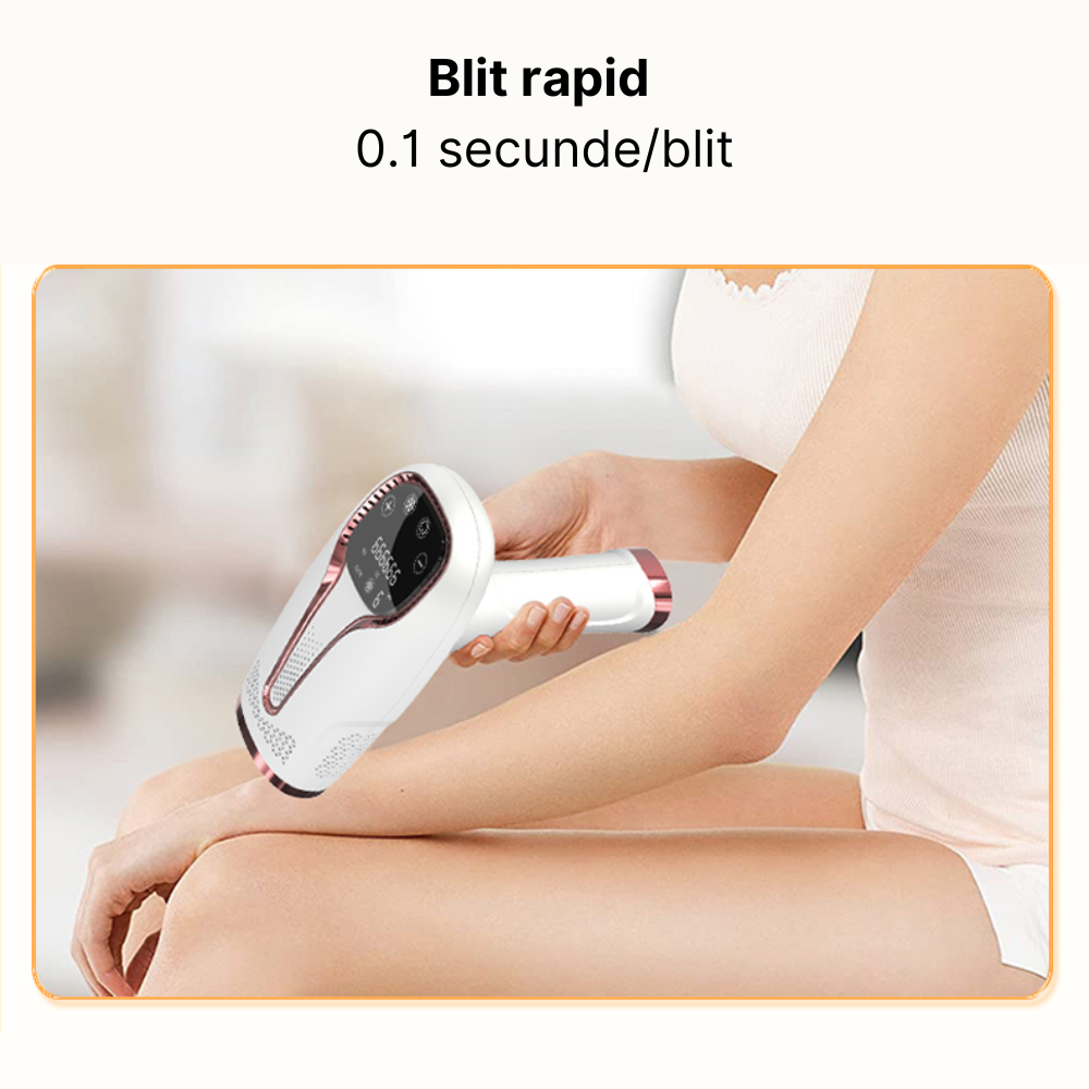 Epilator IPL MaGeCa®, dispozitiv de indepartare a parului cu laser pentru femei si barbati, 5 trepte de intensitate, 999.999 impulsuri pentru fata, brate, picioare, axila si inghinal, Epilare definiti [5]