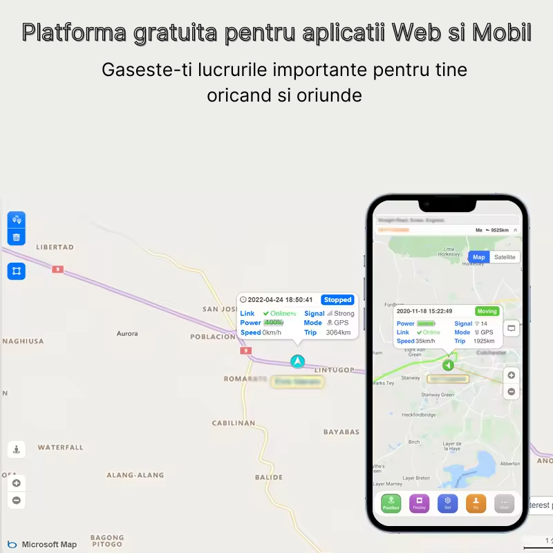 GPS Tracker ST-904, Dispozitiv de monitorizare pentru autoturism, animale, bagaje, batrani si copii, Localizare in timp real, SIM 2G, Buton SOS, Rezistent la apa IP65, Baterie reincarcabila 1200 mAh, [6]