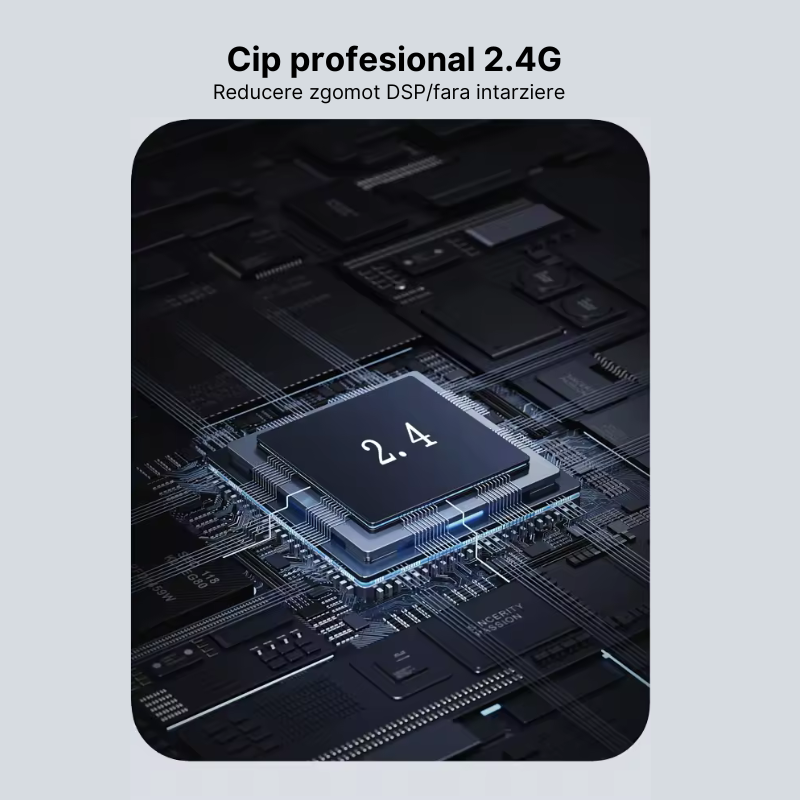 Set 2 microfoane wireless MaGeCa, tip lavaliera, Carcasa de incarcare, Rotunde cu magnet, Reducerea zgomotului pentru inregistrarea video in aer liber, Compatibil cu iPhone/Type-C [5]