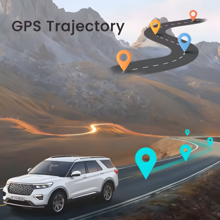Camera auto dubla MaGeCa, Conexiune 4G cartela SIM, Camera fata UHD 4K + camera spate Full HD 1080P, Ecran 3.69 inch, Monitorizare de la distanta, GPS integrat,  Functii ADAS + BSD, G-senzor, Inregist [8]