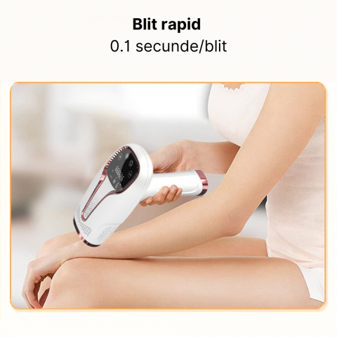 Epilator IPL MaGeCa®, dispozitiv de indepartare a parului cu laser pentru femei si barbati, 5 trepte de intensitate, 999.999 impulsuri pentru fata, brate, picioare, axila si inghinal, Epilare definiti [4]