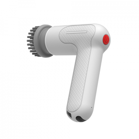Produse pentru curatenie - Perie electrica de curatare MaGeCa®, multifunctionala, 3 capete, rezistenta la apa, pentru uz casnic, ideala pentru bucatarie, baie, cada, chiuveta, podea, incaltaminte, incarcare USB Type-C, Alba