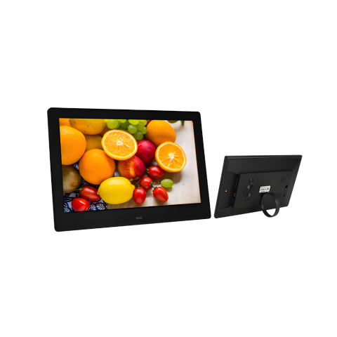 Rama foto digitala MaGeCa®, 10 inch, Rezolutie 1024x600 HD IPS, Ecran LED 16:9, Slot USB, Slot Card SD, Poze/Video, Difuzor 2x2W, Temporizator pornire/oprire automata, Telecomanda, Neagra [8]