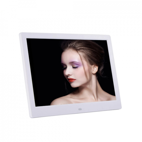 Rame foto - Rama foto digitala MaGeCa®, 10 inch, Rezolutie 1024x600 HD IPS, Ecran LED 16:9, Slot USB, Slot Card SD, Poze/Video, Difuzor 2x2W, Temporizator pornire/oprire automata, Telecomanda, Alba