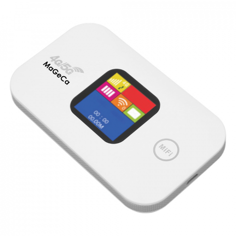 Router wireless MaGeCa® MF880, 4G LTE, 150 Mbps, Ecran color, Baterie 2100 mAh, Portabil, Alb [4]