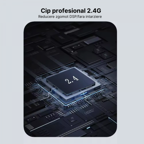 Set 2 microfoane wireless MaGeCa, tip lavaliera, Carcasa de incarcare, Rotunde cu magnet, Reducerea zgomotului pentru inregistrarea video in aer liber, Compatibil cu iPhone/Type-C [4]