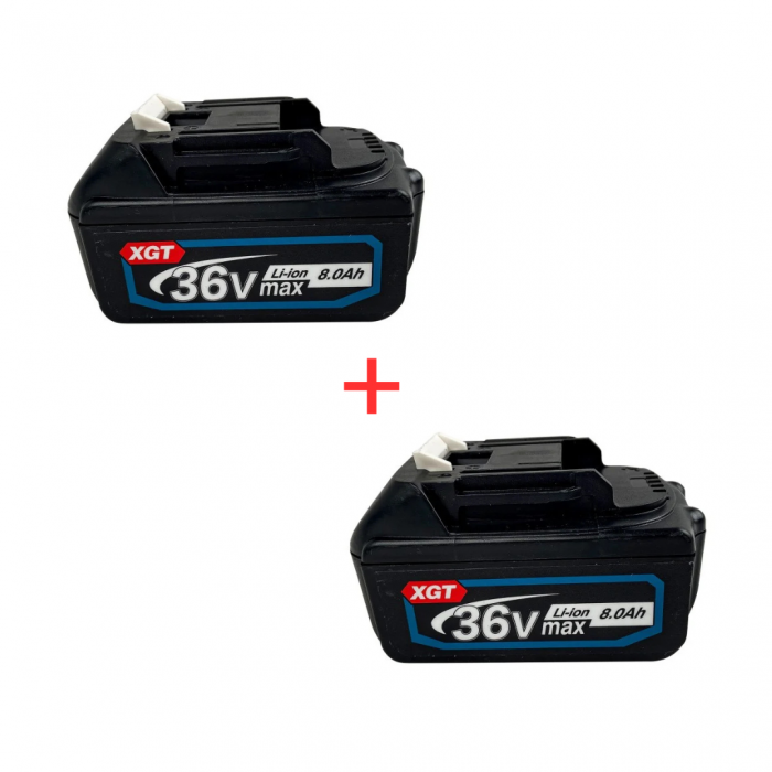 Acumulator 36V 6AH cu 2 pini si mufa de incarcare Verticala pentru drujba, masina impact, bormasina, fierastrau sabie [5]