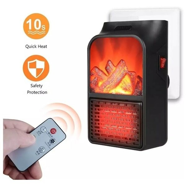 Aeroterma portabila Flame Heater, 900 W, 2 niveluri temperatura, display digital [4]