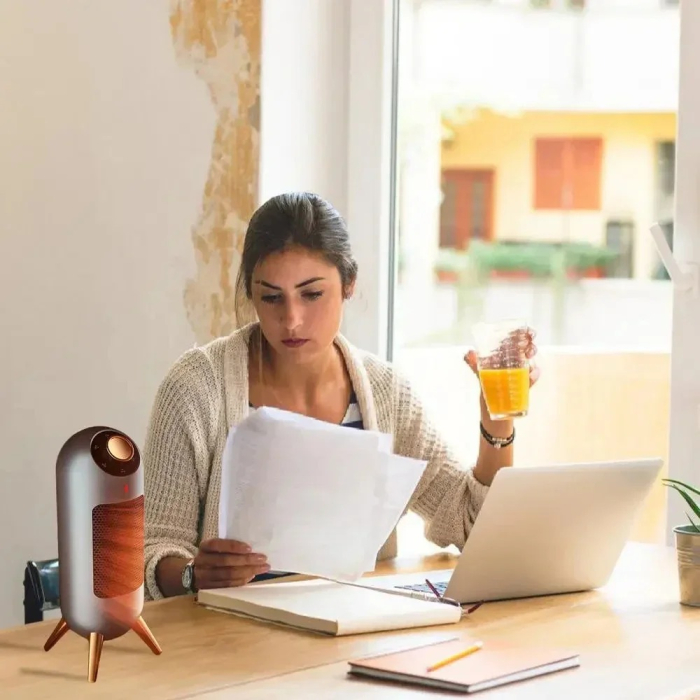 Aeroterma Electrica Portabila, 2 Trepte de Putere 800W/1200W, pentru Interior, 33 x 12.5 cm [7]