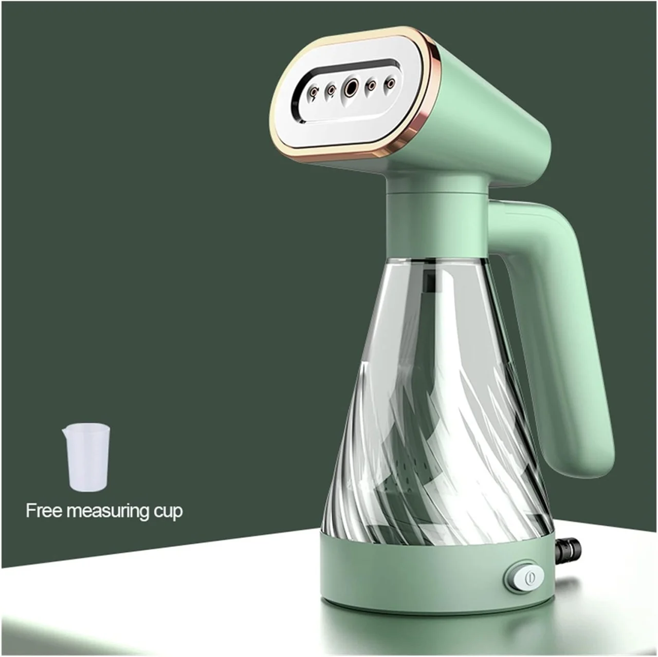 Aparat de calcat vertical cu abur pentru haine Andowl Q-GT7 600W, rezervor de 120ml, verde [5]