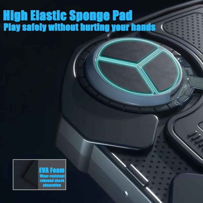 Aparat de box cu muzica Bluetooth, montare pe perete, lumini interactive, pentru antrenament si distractie in familie [6]