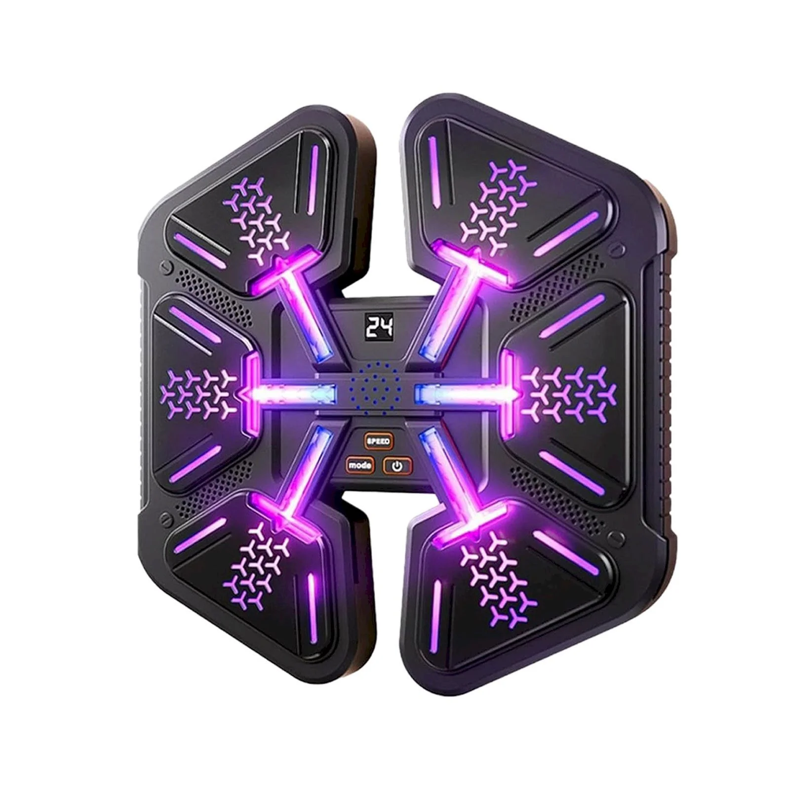 Aparat de box muzical cu tinta pentru lovituri cu Bluetooth, interactiv, iluminare LED, Multicolor [2]