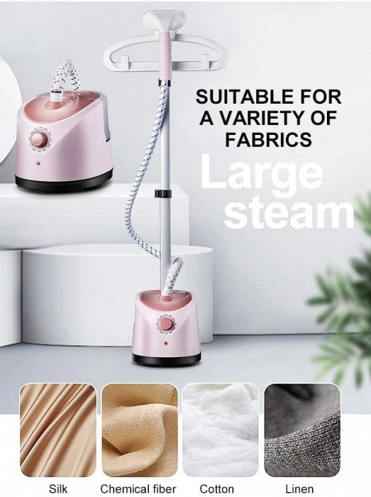 Aparat de calcat cu abur vertical 2 in 1, cu masa de calcat, 1800W, rezervor apa 1.7 l, reglabil pe înaltime [9]