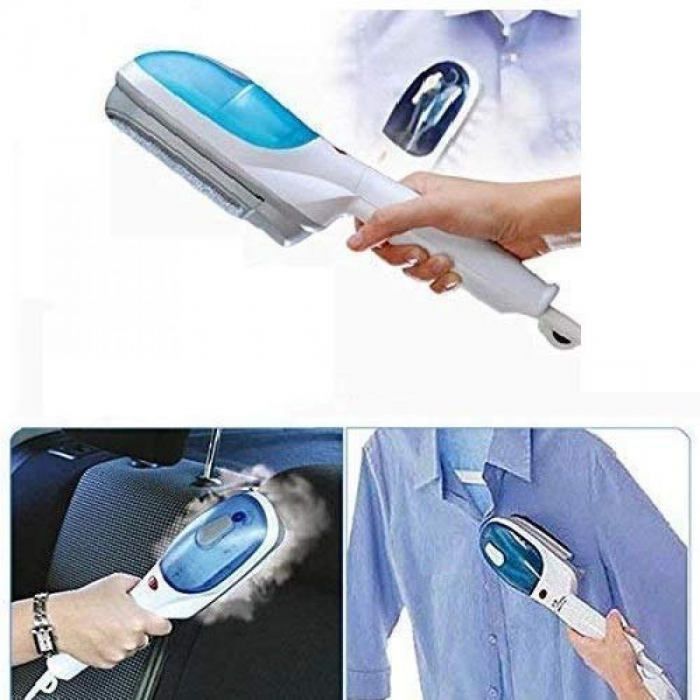 Aparat de Calcat Vertical cu Abur si Perie Curatare, Multifunctional, Tobi Travel Steamer, 1000W [3]