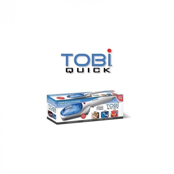 Aparat de Calcat Vertical cu Abur si Perie Curatare, Multifunctional, Tobi Travel Steamer, 1000W [10]