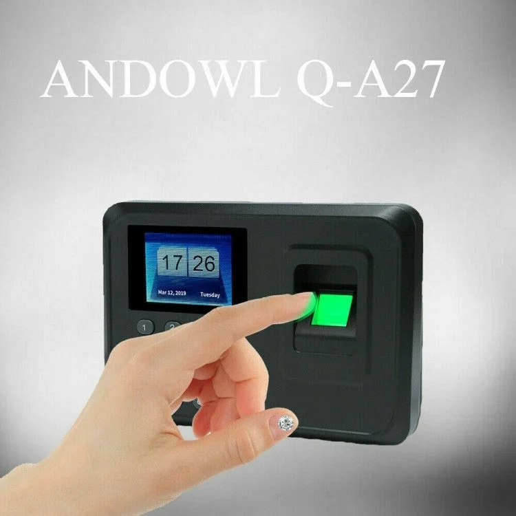 Aparat de control acces cu amprenta digitala si/sau cod pin, contorizare prezenta angajati, Andowl Q-A27 [3]