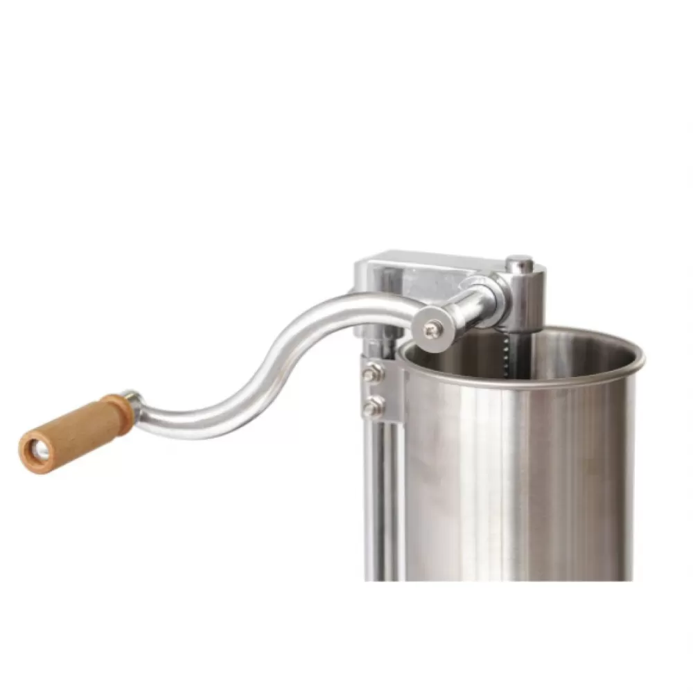 Aparat de facut Carnati, 5kg Capacitate, metal inox, Vertical, 4 palnii, prindere de masa [7]