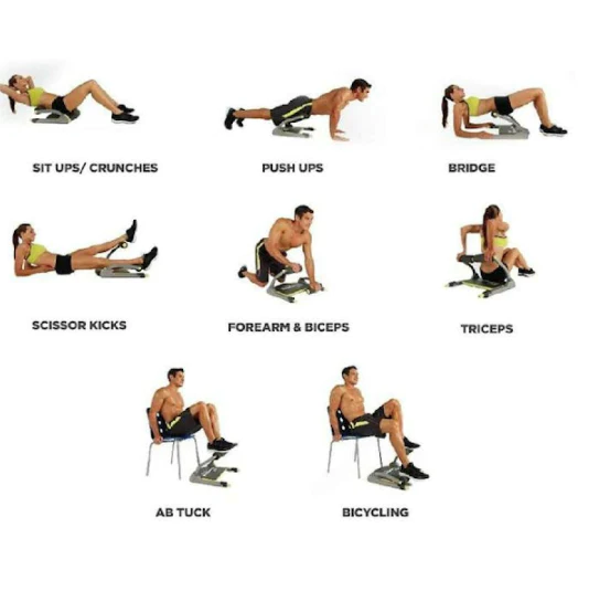 Aparat de fitness pentru tonifiere musculara 6 in 1, Six Pack Core [6]