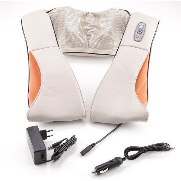 Aparat de masaj cervical, cu infrarosu si bile, 24W, piele [7]