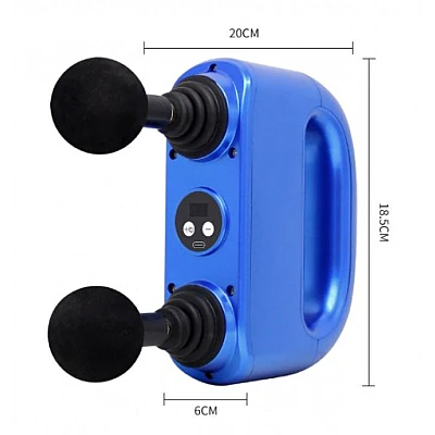 Aparat de masaj pentru relaxare Albastru cu acumulator 2200 mAh Q JM821 [6]