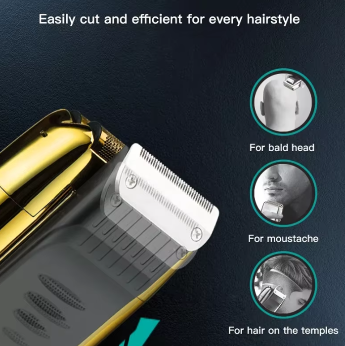Aparat de ras Shaver Profesional VGR Super Trim V-332, Auriu, Autonomie 150 min. [6]