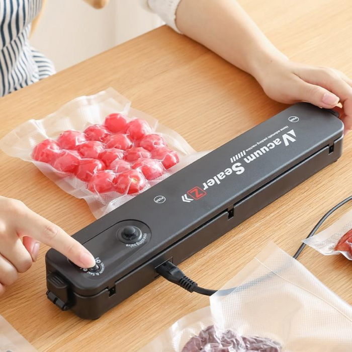 Aparat de Sigilat si Vidat Vacuum Sealer S, 10 pungi incluse [2]
